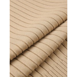 Plus Size Men'S Slim Fit Turtleneck Sweater Casual Warm Pullover Sweater Ribbed Sweater, Basic Style Top, Perfect for Fall/Winter Daily And Outdoor Wear