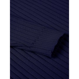 Men's Slim Fit Ribbed Turtleneck Sweater - Lightweight Knit Pullover for Fall/Winter, Casual Long Sleeve, Machine Washable, Solid Color, Comfortable Casual Attire, PLUS SIZE