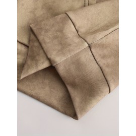 Men'S 3D Digital Print Moose & Reindeer Animal Pattern Hooded Sweatshirt - Winter Warmth Loose Fit Zipper Pullover, Grey & Retro Streetwear with Fur-Like Collar, Casual Long Sleeve Sweater for Autumn and Winter Outdoor Activities, Plus Size