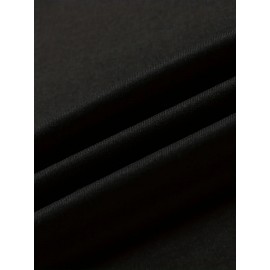 Men'S Loose Fit Sweatshirt - White Pullover with Minimalist Graphic, Soft Polyester Long Sleeve Shirt for Everyday & Formal Wear, Machine Washable Winter Sweater for Men, Sweater, Casual Wear, Korean Fashion, Durable Construction, Printed Top, Streetwear Lovers, PLUS SIZE