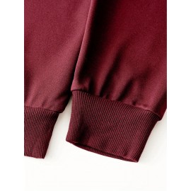 Men's New York Letter Print Hoodie & Matching Sweatsuit Set - Oversized Plus Size Winter Warmth, Distressed NYC Skyline Print Hooded Jacket & Pants, Machine Washable Casual Sportswear, Loose Fit Layered Outfit (New York Themed Apparel), PLUS SIZE