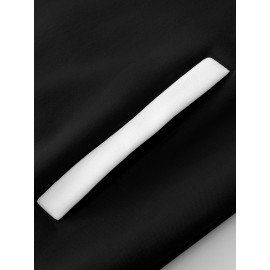 Men's Large Size Baseball Jacket with Letter 'M' Print (for Miami/other letters) - Buttonless Snap Closure, Machine-Washable Polyester Coat, Pockets - Casual Winter Outerwear for Big & Tall, Christmas Gift (No hat Included), PLUS SIZE