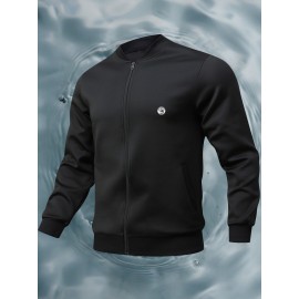 Men's Large Size Casual Fashion Printed Pocket Jacket