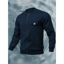 Men's Large Size Casual Fashion Printed Pocket Jacket