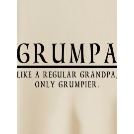 Funny Grandpa Saying T-Shirt - Plus Size Men's Heavyweight Tee with 