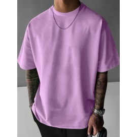 Men's Gothic Skull & Rose T-Shirt with Back Print - Oversized Streetwear Fit, Bold 