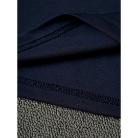 2pcs Men's Heavyweight 95% Polyester/5% Spandex Oversized Long Sleeve T-Shirt Set - Soft Stretch Round Neck Casual Layering Shirts in Green & Grey, Solid Color Winter Warmth, Comfortable Casual Attire, Plus Size Available (Machine Washable) - Ideal for Fall & Winter Layering Essentials (Casual & Formal Outfits) - Versatile Matching Outfits for Men, Relaxed Fit, Durable & Easy Care, Long Sleeve T Shirts for Men, Mens Plus Size T Shirt, Printed T Shirts for Men, PLUS SIZE