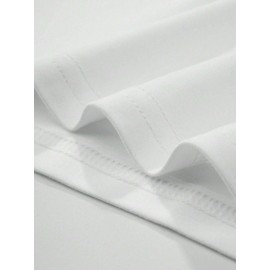 4pcs Men'S Plus Size Casual T-Shirts - Soft Polyester-Spandex Blend, Breathable & Comfortable, Solid Color Short Sleeve Round Neck Tees for Casual Attire, Back-to-School Essentials, 95% Polyester 5% Spandex, Regular Fit, Versatile Clothing, Minimalist Design, Stretchy Fabric, Everyday Essentials, Simple Style, Durable Construction, Basic Tee, College Students, PLUS SIZE, Soft Tee, Casual Shirt, Minimalist Clothing, Durable Fiber, Sporty Tee, Oversized Tee, Active Lifestyle, Versatile