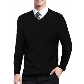 Men'S Plus Size V-Neck Sweater - Beige Casual Knit Sweater, Medium Stretch Fall/Winter Sweater for Everyday & Formal Outfits - Non-Bulky Layering Essential for Big & Tall Men, Winter Wardrobe, Classic Knitwear, Comfortable Fit, Versatile Top, Winter Clothing, Fall Fashion, Stylish Knitwear, Breathable Material, Knit Top, Big And Tall Men, PLUS SIZE, plus size clothes, Winter Outfits, Winter Clothing Collection, Plus Size Clothing | Casual Sweater | Stretchy Fabric