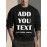 Custom Men'S Personalized Photo/Text/Logo Sweater - Add Your Own Design, 100% Crew Neck Pullover, Machine Washable, Loose Fit Casual Sweater with Custom Front & Back Printing - Ideal Gift for Birthdays, Corporate Branding, Promotional Events - Red/B